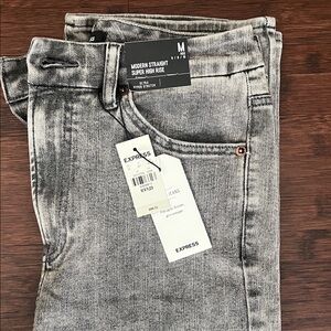 Express Gray Denim Jeans